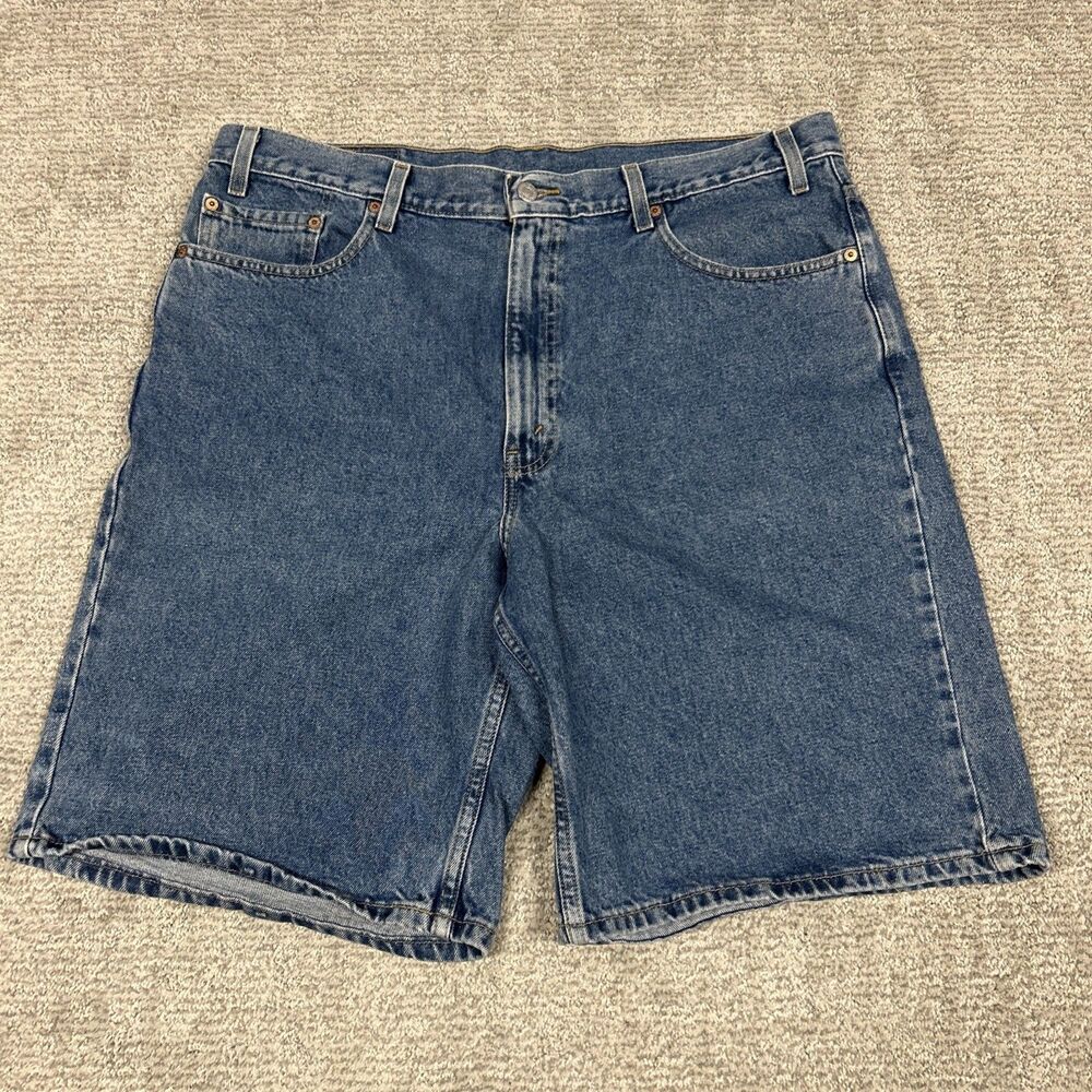 Vintage Levis 550 Shorts Mens 40 Denim Jorts Relaxed Cotton